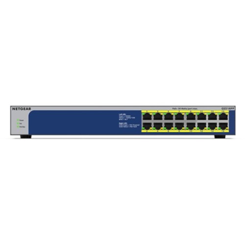 Коммутатор сетевой Netgear GS516PP-100EUS