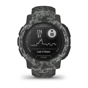 Смарт-годинник Garmin Instinct 2, Camo Edition, Graphite Camo, GPS (010-02626-03)
