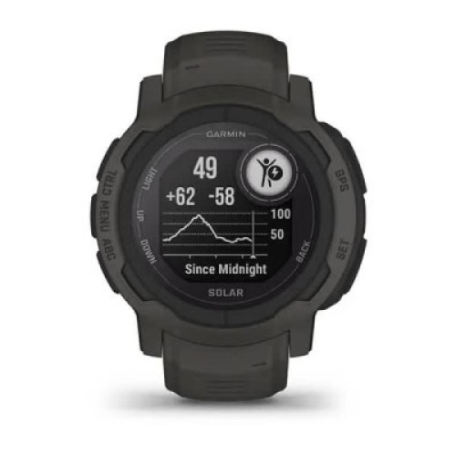 Смарт-часы Garmin Instinct 2, Solar, Graphite, GPS (010-02627-00)