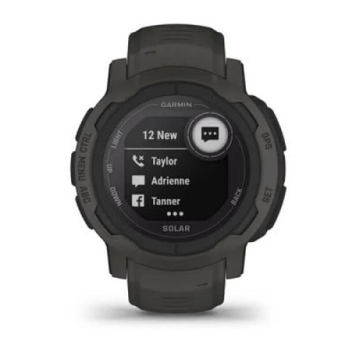 Смарт-часы Garmin Instinct 2, Solar, Graphite, GPS (010-02627-00)