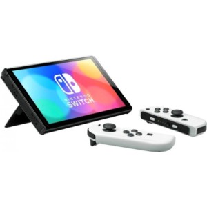 Ігрова консоль Nintendo Switch OLED (біла) (045496453435)