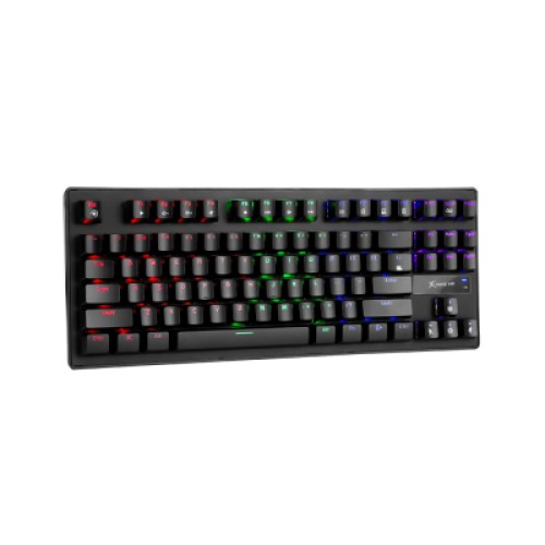Клавиатура Xtrike ME GK-979 5 colors-LED Mechanical Red Switch USB Black (GK-979)