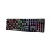 Клавиатура Xtrike ME GK-980 6 colors-LED Mechanical Red Switch USB Black (GK-980)