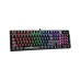 Клавиатура Xtrike ME GK-980 6 colors-LED Mechanical Red Switch USB Black (GK-980)