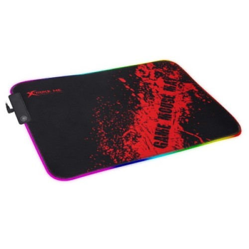 Коврик для мышки Xtrike ME MP-602 RGB lighting Black/Red (MP-602)