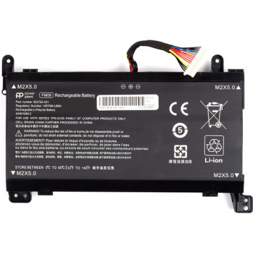 Аккумулятор для ноутбука HP Omen 17 (FM08) 14.8V 5200mAh, 16 pin PowerPlant (NB461776)
