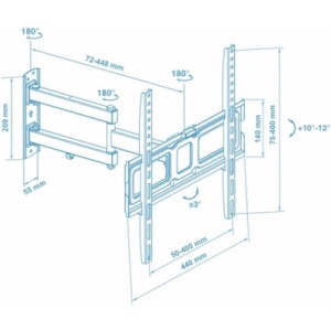 Кронштейн Walfix R-401W