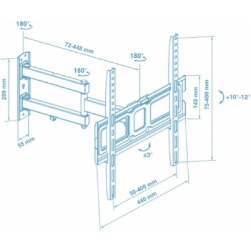 Кронштейн Walfix R-401W