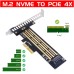 Контроллер Dynamode M.2 SSD NVMe M-Key to PCI-E 3.0 x4/ x8/ x16, full profile br (PCI-Ex4- M.2 M-key)