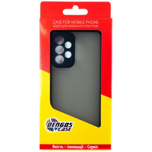 Чехол для мобильного телефона Dengos Matte Samsung Galaxy A33 (black) (DG-TPU-MATT-98)