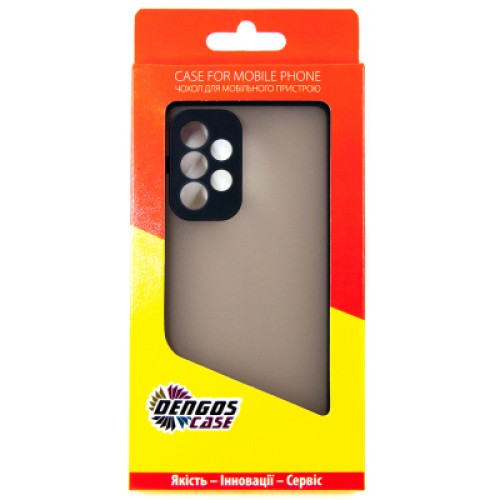 Чехол для мобильного телефона Dengos Matte Samsung Galaxy A53 (black) (DG-TPU-MATT-100)