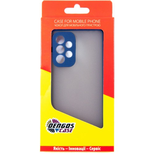 Чехол для мобильного телефона Dengos Matte Samsung Galaxy A53 (blue) (DG-TPU-MATT-101)