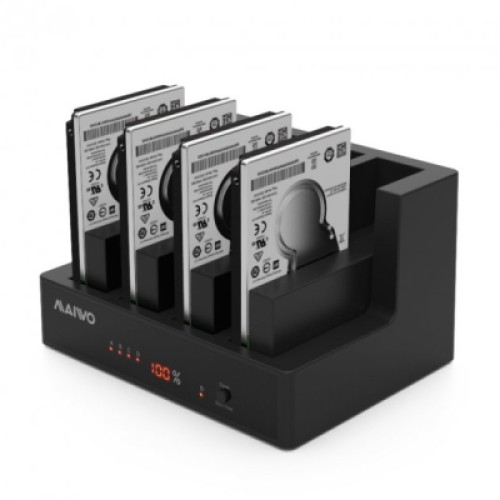 Док-станция для накопителей Maiwo 4*HDD 2,5"/3,5" SATA/SSD USB3.0 (K3094A)