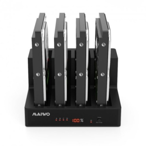 Док-станция для накопителей Maiwo 4*HDD 2,5"/3,5" SATA/SSD USB3.0 (K3094A)