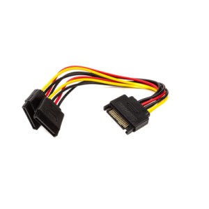 Кабель питания SATA to 2xSATA 0.15m PowerPlant (CA913169)