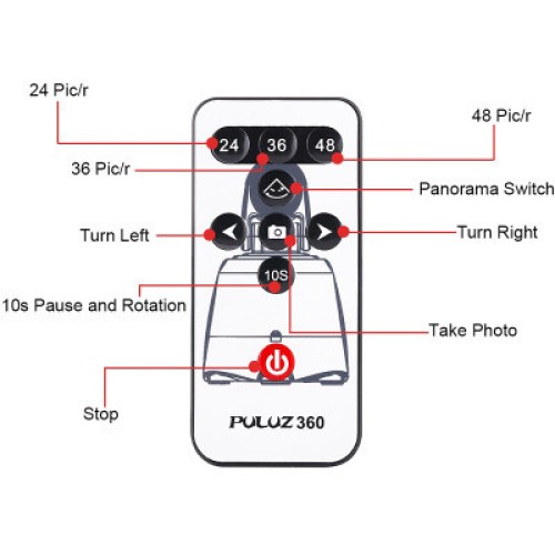 Голова штативная Puluz PU360R red (PU360R)