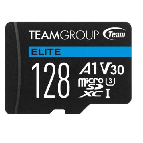 Карта памяти Team 128GB microSDXC class 10 UHS-I/U3 Elite (TEAUSDX128GIV30A103)
