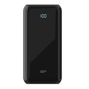 Батарея універсальна Silicon Power QS28 20000mAh PD/18W, QC3.0, Type-C, Micro-USB, 2*USB-A, bla (SP20KMAPBKQS280K)