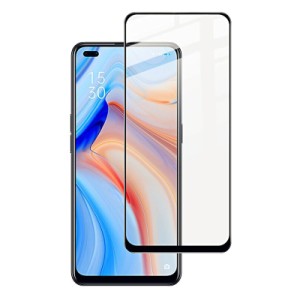 Стекло защитное PowerPlant Full screen OPPO Reno4 Lite, Black (GL609222)