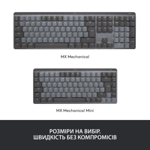 Клавиатура Logitech MX Mechanical Mini Minimalist UA Graphite (920-010780)