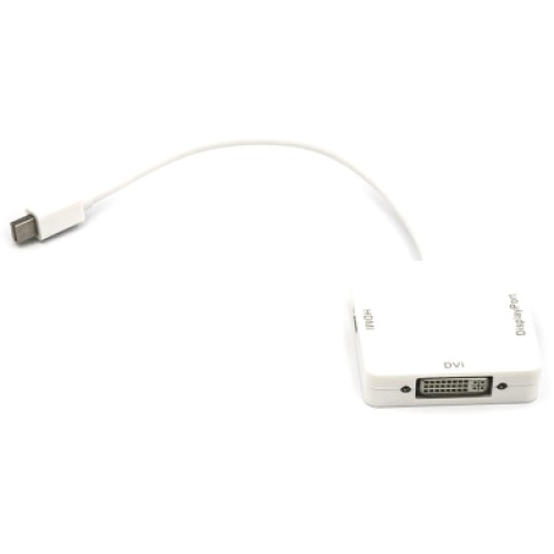 Переходник mini DisplayPort (Thunderbolt) to DisplayPort, HDMI, DVI 0.2 PowerPlant (CA911097)