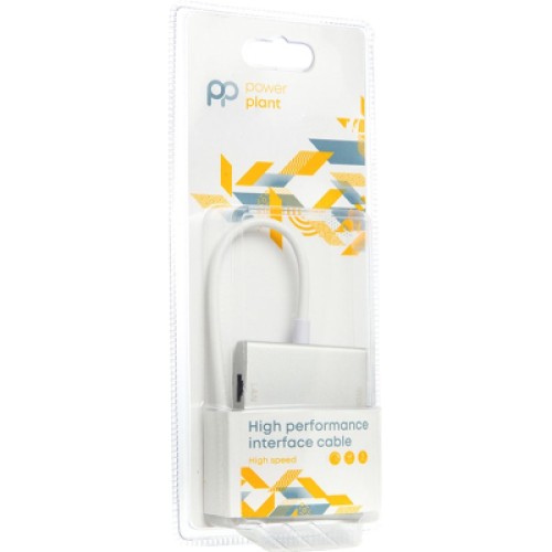 Переходник USB 3.0 to HDMI, DVI, VGA, RJ45 Gigabit Ethernet PowerPlant (CA912087)