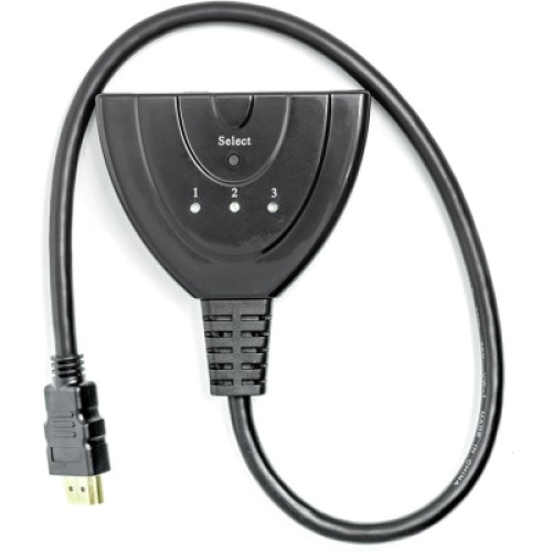 Переходник HDMI to HDMI 3x1 PowerPlant (CA912070)