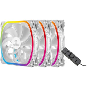 Кулер для корпуса Enermax SQUA RGB WHITE 3x 120 mm (3 PACK) (UCSQARGB12P-W-BP3)