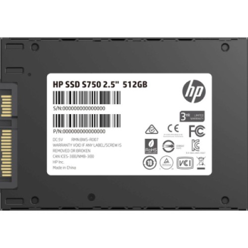 Накопитель SSD 2.5" 512GB S750 HP (16L53AA)