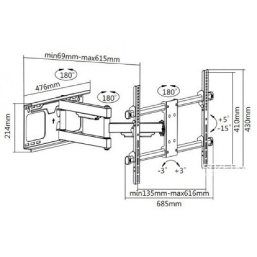 Кронштейн ITech PTRB-77