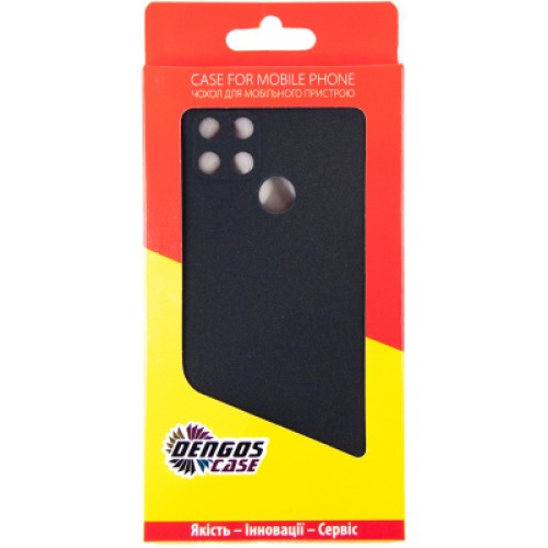 Чехол для мобильного телефона Dengos Carbon Realme C25y (black) (DG-TPU-CRBN-145)