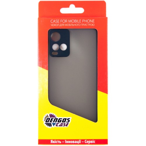 Чехол для мобильного телефона Dengos Matte Vivo Y33s (black) (DG-TPU-MATT-108)