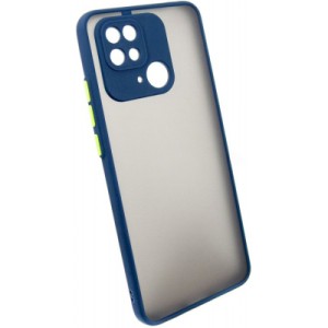 Чехол для мобильного телефона Dengos Matte Xiaomi Redmi 10C (blue) (DG-TPU-MATT-110)