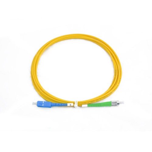 Оптический патчкорд FC/APC-FC/UPC SingleMode, Simplex, 3m Cor-X (OFPC-FC/APC-FC/UPC-3)