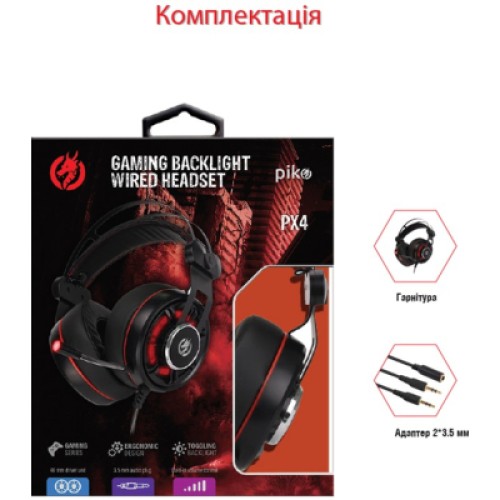 Наушники Piko PX4 Black (1283126489631)