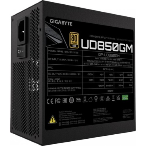 Блок питания GIGABYTE 850W (GP-UD850GM)