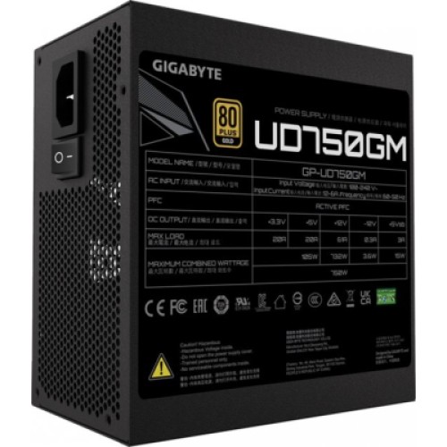 Блок питания GIGABYTE 750W (GP-UD750GM)