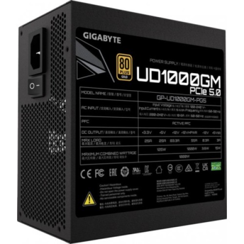 Блок питания GIGABYTE 1000W (GP-UD1000GM PG5)