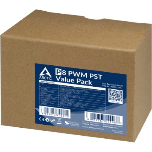 Кулер для корпуса Arctic P8 PWM PST (ACFAN00154A)