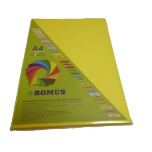 Бумага Romus A4 160 г/м2 100sh Canary yellow (R50805)