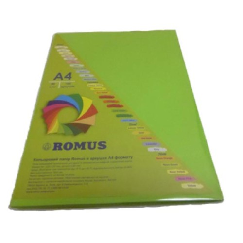 Бумага Romus A4 160г/м2 100sh Green linden tree (R50867)