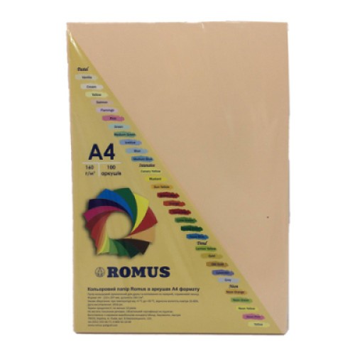 Бумага Romus A4 160 г/м2 100sh Dark cream (R51116)