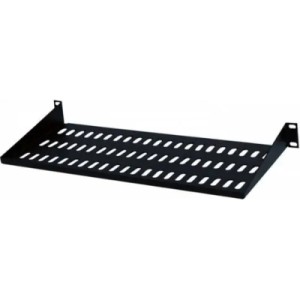 Полка 19" Hypernet 1U глуб. 250мм, цвет черный (CS-250-1U-BLACK)
