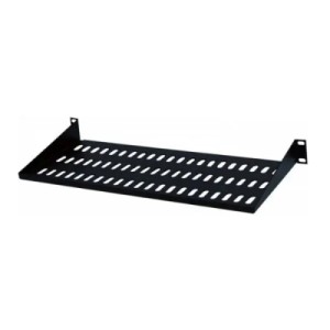 Полка 19" Hypernet 1U глуб. 300мм, цвет черный (CS-300-1U-BLACK)