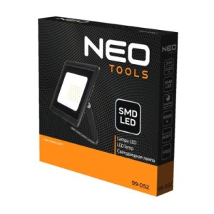 Прожектор Neo Tools алюминий, 220 В, 30Вт, 2400 люмен, SMD LED, кабель 0.3м без (99-052)