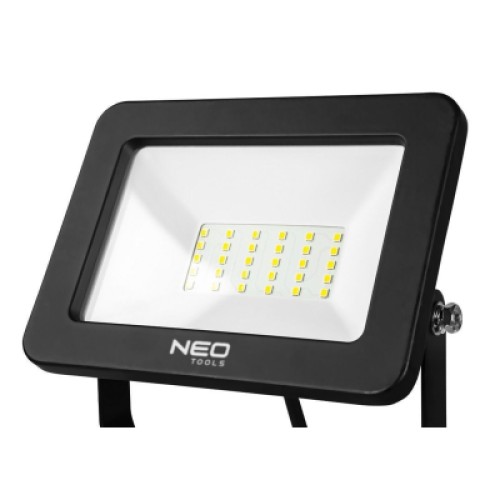 Прожектор Neo Tools алюминий 220В 50Вт 4500 люмен SMD LED, кабель 2 м с вилкой (99-063)