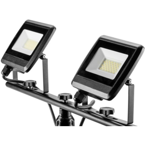 Прожектор Neo Tools алюминий, 220 В, 2х30Вт, 5400 люмен, SMD LED, кабель 3 м с в (99-061)