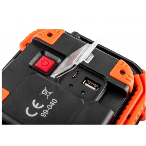 Прожектор Neo Tools аккумулятор, 2600мАч, 3.7 Li-ion, 10 Вт + 3 Вт, 750+ 250 люм (99-040)