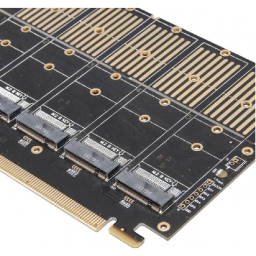 Контроллер Frime PCI-E-5xM.2 (B Key) WCH382L (ECF-PCIEtoSSD010)