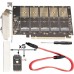 Контроллер Frime PCI-E-5xM.2 (B Key) WCH382L (ECF-PCIEtoSSD010)